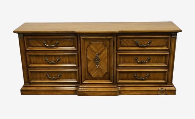 STANLEY FURNITURE Italian Neoclassical Tuscan Style 64" Triple Dresser  6413-03 | Stanley Furniture - $276.25 | Kashew | Kashew