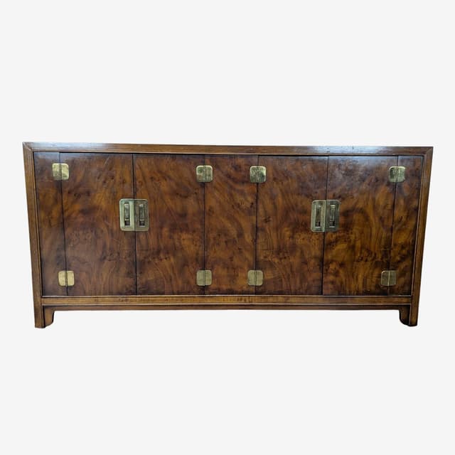 Drexel Heritage Cherry Wood Buffet Credenza - Vintage Late 20th