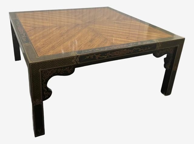 DREXEL HERITAGE Et Cetera Collection Black Lacquered Asian