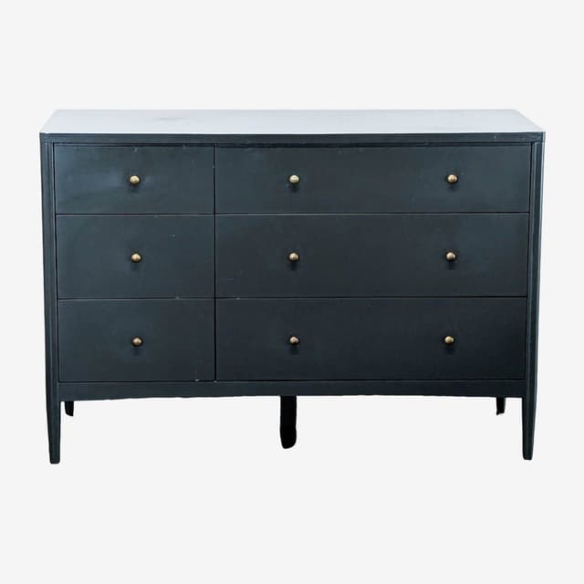 used modern dresser Modern Walnut Dresser - 1721