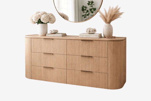 rh modern dresser SOLD-Modern Graydon shagreen 9 drawer dresser made by Restoration Hardware -90 wide -20 deep