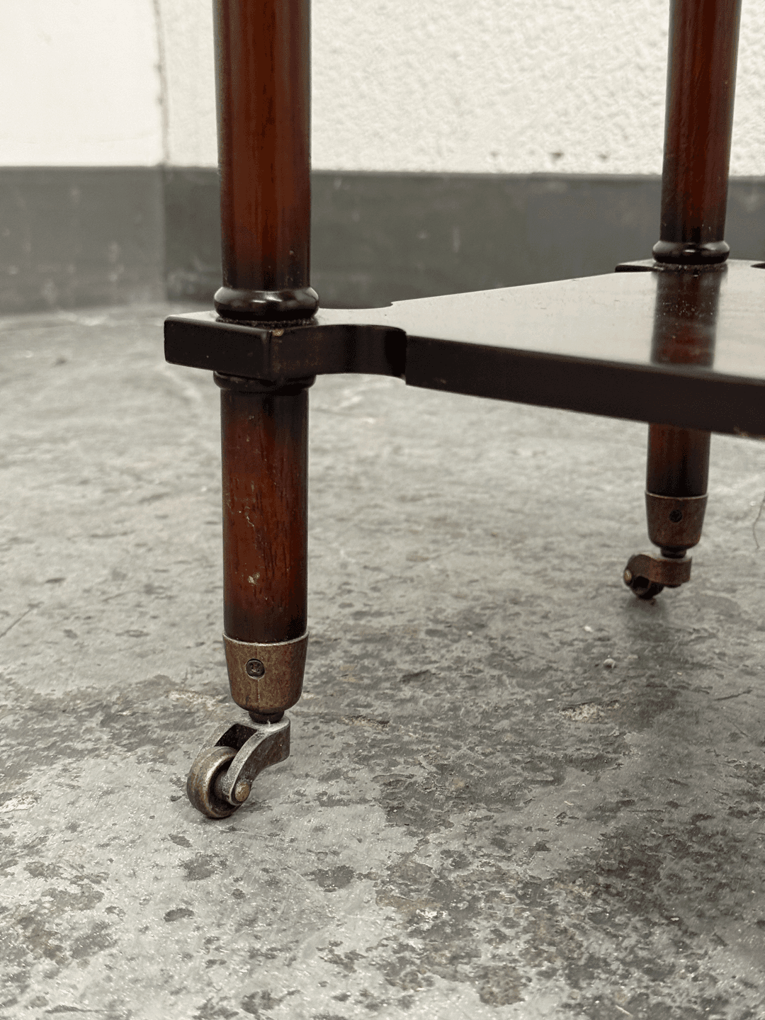 Circa 1999 Bombay Co. Side Table + Casters | Bombay Co. - $299 Circa 1999 Bombay Co. Side Table + Casters | Bombay Co. - $299